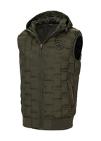 Men's Hooded Vest Eclipse - Olive Green