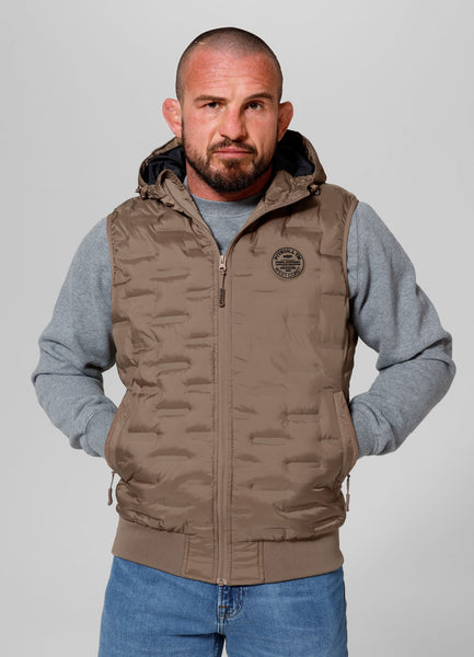 Men's Hooded Vest Eclipse - Coyote Brown