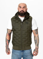Men's Hooded Vest Eclipse - Olive Green