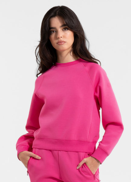 Women's sweatshirt Discovery - raspberry red