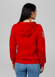 Damen Kapuzenjacke French Tyrian