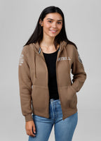 Damen Kapuzenjacke French Tyrian