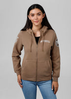 Damen Kapuzenjacke French Tyrian