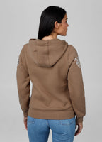 Damen Kapuzenjacke French Tyrian