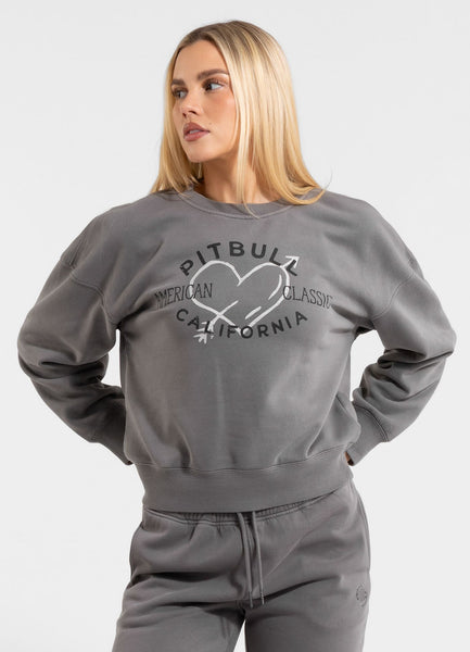 Damen sweatshirt Washed MANZANITA HEART