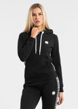 Damen Kapuzenpullover French Terry La Canada - Schwarz