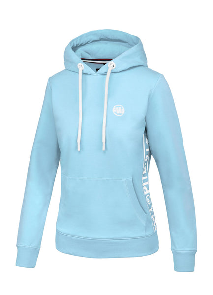 Women's French Terry Hoodie La Canada - Light Blue