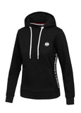 Damen Kapuzenpullover French Terry La Canada - Schwarz