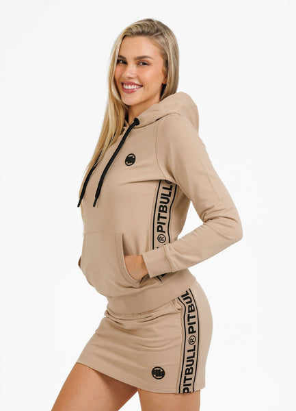Women's French Terry Hoodie La Canada - Sand