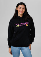 Women's Oversized Hoodie Happy-Pit - Black