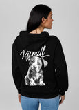 Damen oversize kapuzenpullover Puppy