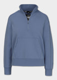 Damen Half Zip Sweatshirt Discovery - Blau