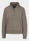 Damen Half Zip Sweatshirt Discovery - Braun
