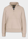 Damen Half Zip Sweatshirt Discovery - Sand