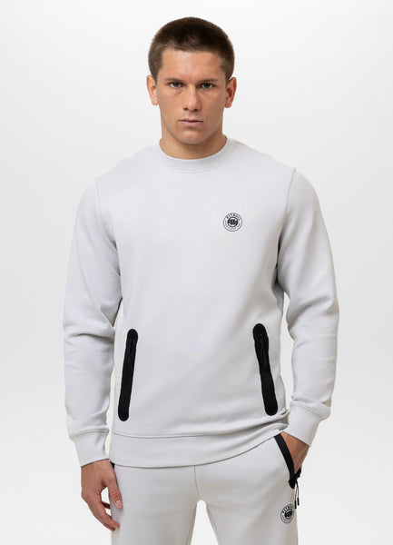 Men's sweatshirt DOGWOOD - white blue