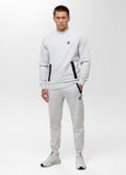 Men's sweatshirt DOGWOOD - white blue