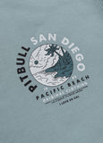 Men's Sweatshirt PLANET SURF - Light Blue