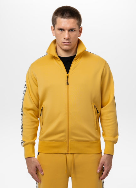 Herren Sweatjacke Oldschool POWERS - Hellgelb