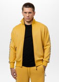 Men's sweat jacket Oldschool POWERS - light yellow
