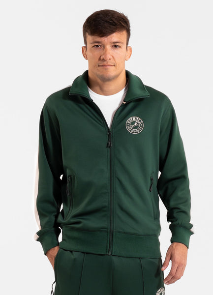 Herren Sweatjacke Oldschool SAN DIEGO CA - Grün