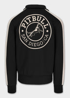 Herren Sweatjacke Oldschool SAN DIEGO CA - Schwarz