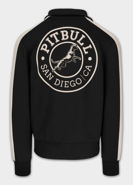 Herren Sweatjacke Oldschool SAN DIEGO CA - Schwarz