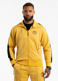Men's Sweat Jacket Oldschool SAN DIEGO CA - Light Yellow