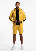 Men's Sweat Jacket Oldschool SAN DIEGO CA - Light Yellow