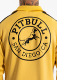 Men's Sweat Jacket Oldschool SAN DIEGO CA - Light Yellow