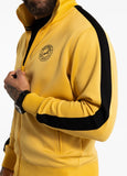 Men's Sweat Jacket Oldschool SAN DIEGO CA - Light Yellow