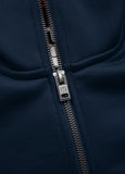 Men's Sweat Jacket Oldschool Tape Logo - Dark Blue