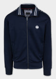 Men's Sweat Jacket Oldschool Tape Logo - Dark Blue