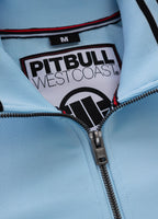 Men's Sweat Jacket Oldschool Tape Logo - Light Blue