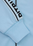 Men's Sweat Jacket Oldschool Tape Logo - Light Blue