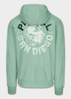 Men's zip-up hoodie DOG SD - Mint