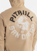 Men's zip-up hoodie DOG SD - Light Sand