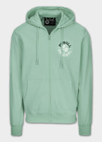 Men's zip-up hoodie DOG SD - Mint