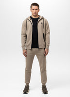 Men's hooded jacket DOGWOOD - Dark Sand