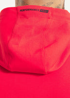 Men's hooded jacket DOGWOOD- Fluoro red