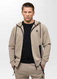 Men's hooded jacket DOGWOOD - Dark Sand