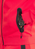 Men's hooded jacket DOGWOOD- Fluoro red