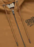 Men's Hooded Jacket Washed MULTISPORT - Honey Yellow