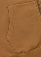 Men's Hooded Jacket Washed MULTISPORT - Honey Yellow