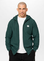 Men's Pique Rockey Hooded Jacket - Dark Green