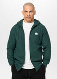 Men's Pique Rockey Hooded Jacket - Dark Green