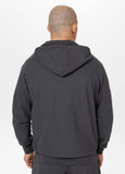 Men's Pique Rockey Hooded Jacket - Graphite