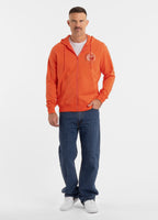 Men's hoodie PLANET SURF - salmon