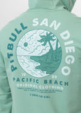 Men's hoodie PLANET SURF - Mint