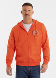 Men's hoodie PLANET SURF - salmon