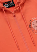 Men's hoodie PLANET SURF - salmon